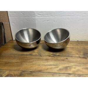 Vollrath 47651 Angled Double Wall Serving Bowl Stainless Steel 1.9 Quarts 2
